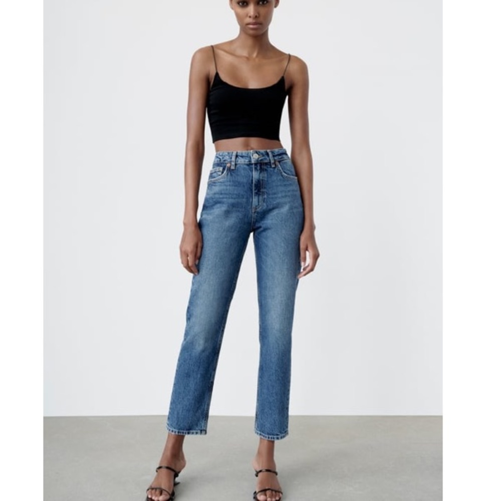 Zara | High Rise Slim Jeans